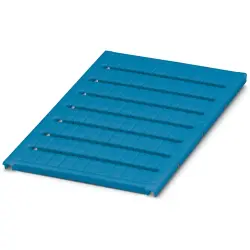Marker, blue, unlabeled for terminal block, 0818344