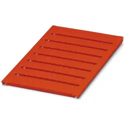 Marker, red, unlabeled for terminal block, 0818357