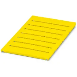 Marker, yellow, unlabeled for terminal block, 0818331