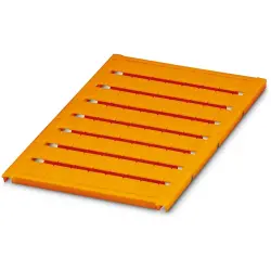Marker, orange, unlabeled for terminal block, 0818373