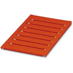 Marker, red, unlabeled for terminal block, 0818409