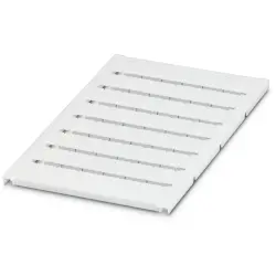 Marker, white, unlabeled for terminal block, 0818069