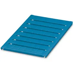 Marker, blue, unlabeled for terminal block, 0818441