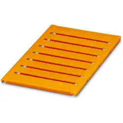 Marker, orange, unlabeled for terminal block, 0818425