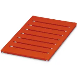 Marker, red, unlabeled for terminal block, 0818454