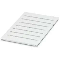 Marker, white, unlabeled for terminal block, 0819194