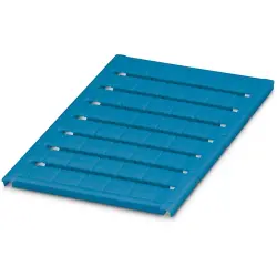 Marker, blue, unlabeled for terminal block, 0817785