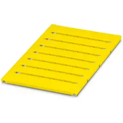 Marker, yellow, unlabeled for terminal block, 0819204