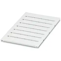 Marker, white, unlabeled for terminal block, 0819217