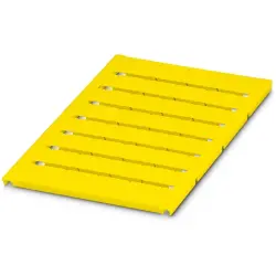 Marker, yellow, unlabeled for terminal block, 0819220