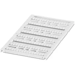 Marker, white, unlabeled for terminal block, 0818166