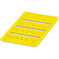 Marker, yellow, unlabeled for terminal block, 0818483