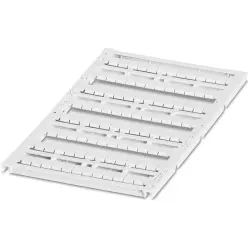 Marker, white, unlabeled for terminal block, 0818153