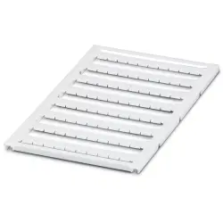 Marker, white, unlabeled for terminal block, 0818140