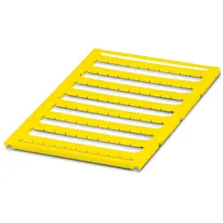 Marker, yellow, unlabeled for terminal block, 0818580