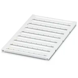 Marker, white, unlabeled for terminal block, 0818137