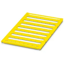 Marker, yellow, unlabeled for terminal block, 0818632
