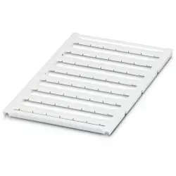 Marker, white, unlabeled for terminal block, 0818124