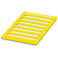 Marker, yellow, unlabeled for terminal block, 0818687