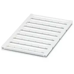 Marker, white, unlabeled for terminal block, 0819233