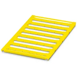 Marker, yellow, unlabeled for terminal block, 0819246