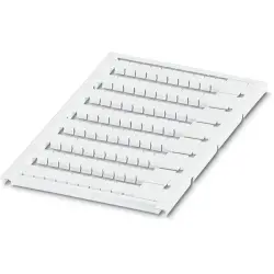 Marker, white, unlabeled for terminal block, 0820044