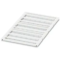 Marker, white, unlabeled for terminal block, 0828554