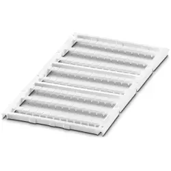Marker, white, unlabeled for terminal block, 0822945