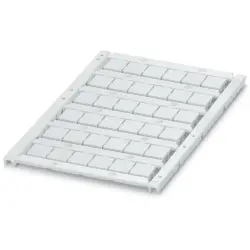 Marker, white, unlabeled for terminal block, 0829142