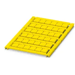 Marker, yellow, unlabeled for terminal block, 0829143