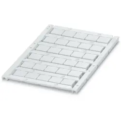 Marker, white, unlabeled for terminal block, 0829144