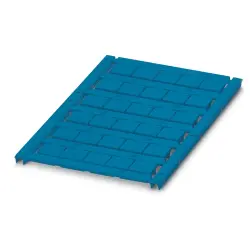Marker, blue, unlabeled for terminal block, 0829177