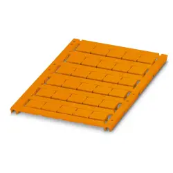 Marker, orange, unlabeled for terminal block, 0829175