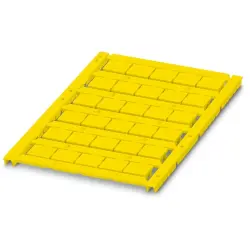 Marker, yellow, unlabeled for terminal block, 0829145