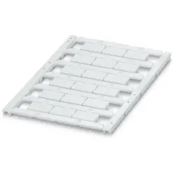 Marker, white, unlabeled for terminal block, 0829146