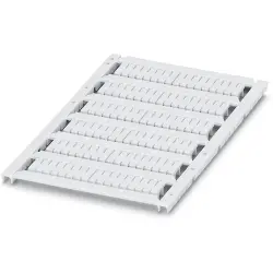 Marker, white, unlabeled for terminal block, 0829484