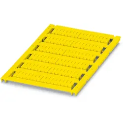 Marker, yellow, unlabeled for terminal block, 0829485