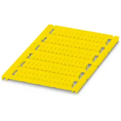 Marker, yellow, unlabeled for terminal block, 0828733