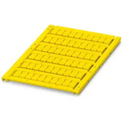 Marker, yellow, unlabeled for terminal block, 0828737