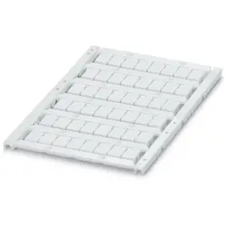 Marker, white, unlabeled for terminal block, 0828738