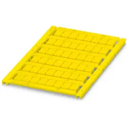 Marker, yellow, unlabeled for terminal block, 0828739