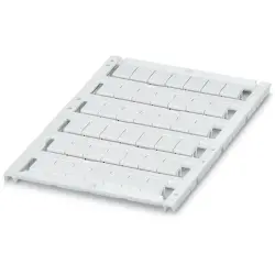 Marker, white, unlabeled for terminal block, 0828740