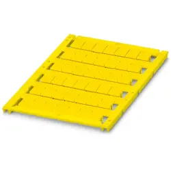 Marker, yellow, unlabeled for terminal block, 0828741