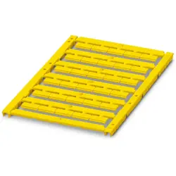 Marker, yellow, unlabeled for terminal block, 0829211