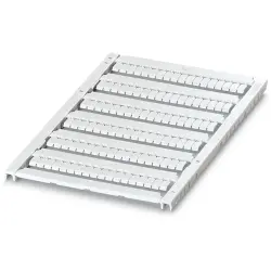 Marker, white, unlabeled for terminal block, 0829486