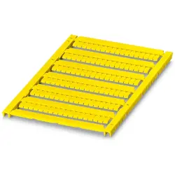 Marker, yellow, unlabeled for terminal block, 0829487