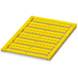 Marker, yellow, unlabeled for terminal block, 0828745