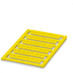 Marker, yellow, unlabeled for terminal block, 0828749