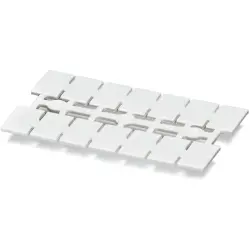 Marker, white, unlabeled for terminal block, 0830920