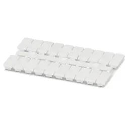 Marker, white, unlabeled for terminal block, 0830939